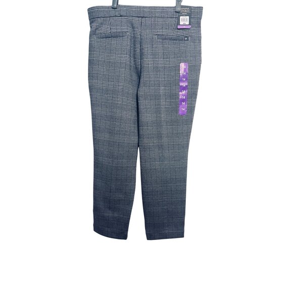 NWT Banana Republic 14 Womens Glen Plaid Trousers Office Comfort - Picture 16 of 16